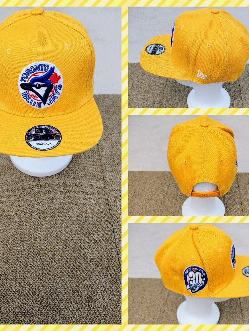 TORONTO BLUE JAYS MLB BASEBALL SNAPBACK HAT.